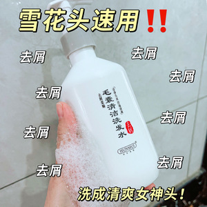 Hunmui Follicle Cleansing <b>Shampoo</b> 2-In-1 Herbal Salicylic Acid Anti-Dandruff Deep Cleansing For Oily Hair Female - Product Image 5