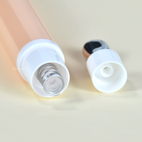 Flacons de crème pour les yeux sans air en plastique, emballage pour soins de la peau, pompe pulvérisatrice pour les voyages, 5 ml, 10 ml, 12 ml, 15 ml, flacons transparents rechargeables