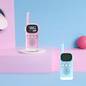 Walkie talkie infantil um par de interfone, sem fio, interação pai-filho, bonito, walkie-talkie, crianças, meninos, meninas, brinquedo de presente