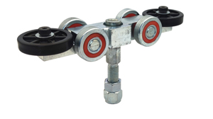 4 "Vòng bài x 2 1/2" Vòng cổng cao cấp Nylon cantilever Con lăn cổng con lăn cho cửa trượt - Product Image 6