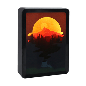 Nuovo Arrivo 3D di Carta Luce di Taglio Scatola di Ombra Cornice Anno-End Nero Venerdì Regali Promozionali Set Con La Scatola Al Minuto - Product Image 2