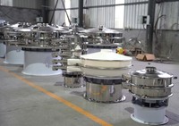 Eierschalenpulver-Rotationsvibrationssieb, Lebensmittelverarbeitungs-Getreide-Saatgut-Siebmaschine, Kohlenstoffstahl-Vertikalvibrationsmotor, Hochleistungs-Vibrationssieb