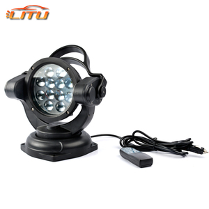 ไฟฉาย LED กำลังสูงรีโมทคอนโทรล12V แบบพกพา60W LED ไฟค้นหาฐานแม่เหล็ก360องศา - Product Image 3