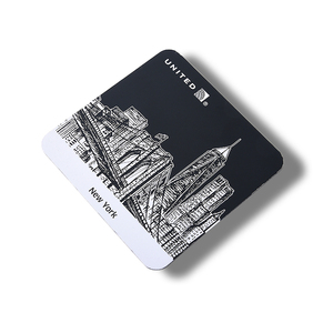 Portable Custom Logo Black Square Acrylic <b>Coaster</b> <b>for</b> <b>Drinks</b> - Product Image 1