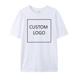 Unisex Oem 100% Cotton Printed Logo Summer Custom Size Colorful T-Shirt for Company Advertisement