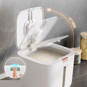 Conteneur à riz de haute qualité, baril de stockage, distributeur de céréales pour l'organisation de la cuisine, pour aliments ou cadeaux - Product Image 3