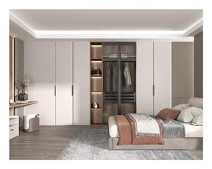 <span class=keywords><strong>Armario</strong></span> de Esquina de Lujo de Tablero de Partículas para Dormitorio, <span class=keywords><strong>Armario</strong></span> de Almacenamiento de Ropa, Venta Caliente - Product Image 6