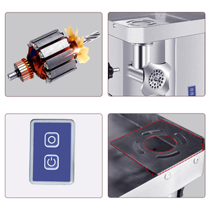 Dubai công nghiệp điện 1HP Chất lượng cao Máy xay thịt mới Phễu trang trại ngành công nghiệp thịt Mincer động cơ cốt lõi thành phần sử dụng - Product Image 5