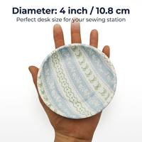 Bol magnétique porte-aiguilles personnalisé pour impression, commande en gros, OEM, ODM, pour la couture, la broderie, le point de croix, le point d'épingle, DDP, RoHS