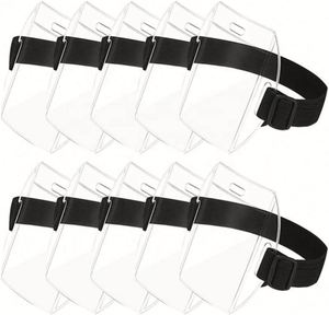 Customized Logo Badge With Hook <b>Ring</b> and Fastening Mechanism for Transparent Plastic <b>Name</b> Tag Holder - Product Image 4