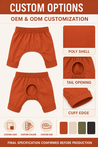 Elastic Waist Open Butt <b>Dog</b> <b>Pants</b> Soft Stretchy Pet Trousers <b>For</b> Poodle Teddy Small Breed <b>Dogs</b> - Product Image 2