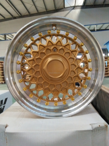 Jantes en alliage pour voiture <span class=keywords><strong>de</strong></span> tourisme <span class=keywords><strong>de</strong></span> style japonais 16X7.0 17X7.5 <span class=keywords><strong>pouces</strong></span>, couleur noir/argent - Product Image 3