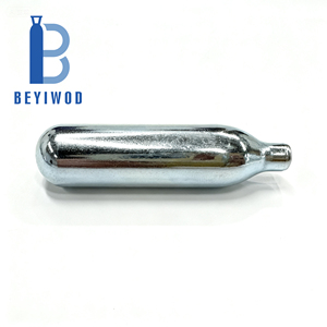 Mini 8 Gram katrij <span class=keywords><strong>CO2</strong></span> tidak berulir, silinder <span class=keywords><strong>CO2</strong></span> tinggi 8g Aluminium untuk Gas <span class=keywords><strong>CO2</strong></span> air Soda - Product Image 4