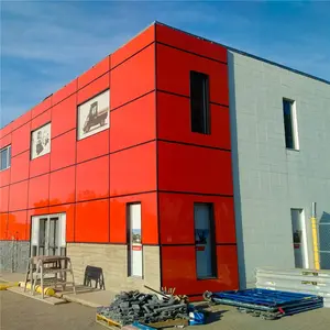 4mm Outdoor building wall facade shop front wall cladding aluminum composite panel /ACP alucobond price