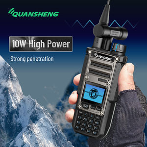 Radio Bidireccional Recargable QUANSHENG TK11(8) de Doble Banda y 10W con Receptor Meteorológico de Emergencia NOAA, Tipo-C, CE, FCC - Product Image 4
