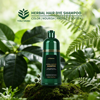 Vente en gros d'usine : Shampooing colorant capillaire biologique à base de plantes, marque privée, doux et non irritant, colorant capillaire noir