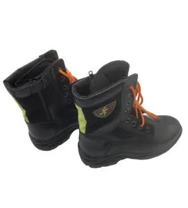 Offre Spéciale Bottes De Pompier Forêt Résistant Au Feu Combattant Bottes de Sauvetage D'urgence Bottes De Sécurité Chaussures de Sécurité En Cuir