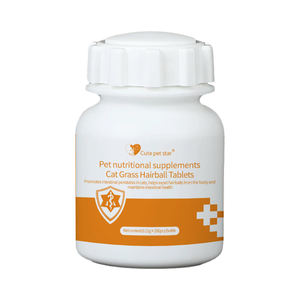 2025 Neue Produkte Kleine Haustier Katzen haaren tfernungs creme Ernährungs creme Katzen gras tabletten 200 Count Pet Health Care & Supplements - Product Image 4