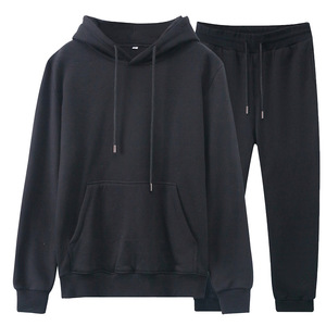 Conjunto de dos piezas para hombre y <span class=keywords><strong>mujer</strong></span>, chándales deportivos, jersey de manga larga, sudaderas con capucha, pantalones de chándal, traje de invierno - Product Image 6