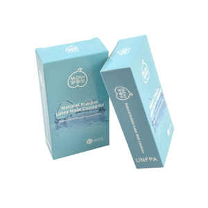 SABS-zertifiziertes ultra dünnes glattes Traubenlatex-Kondom für Männer Premium-Sensations empfindlichkeit mit gepunktetem Design - Product Image 3