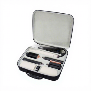 Étui de rangement rigide en EVA pour fer à boucler, trousse de maquillage avec fermeture éclair, utilisation portable pour le modèle PWC26041703 Noir/ - Product Image 2