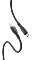 Câble de données USB Type-C en silicone de 1 m avec conducteur en cuivre pur pour téléphone portable (Android/iOS) - Transfert de données