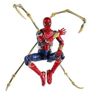 Venta al por mayor figura de acción de spiderman estatua-Figuras de acción de Spiderman, modelo coleccionable de 14CM en PVC, Infinity War, nuevo producto