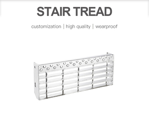 Marche d'escalier <span class=keywords><strong>fix</strong></span>ée par boulons JT8 avec nez de marche perforé - Product Image 1
