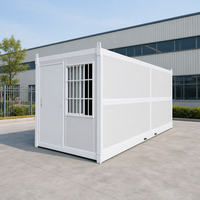 Maison conteneur isolée de 20 pieds, maison modulaire préfabriquée avec fenêtre, maison préfabriquée à 2 étages, kits de maisons préfabriquées pour zones froides