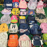 A9.2 Vente chaude directe usine Sacs d'école d'occasion pour enfants Sacs à dos usagés en balles