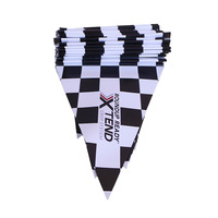 Fanion bannière Triangle arc-en-ciel drapeau PVC banderoles drapeaux en papier pour la fête propager et Festival salle de classe décoration suspendue