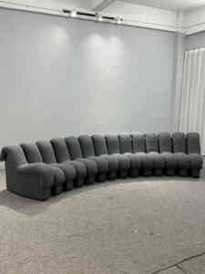 Canapé modulaire de passage au design BOUCLE belge moderne, mobilier de salon contemporain combinable - Product Image 5