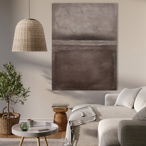 Peinture à l'huile abstraite texturée 3D sur toile, art mural fait main, décoration intérieure, peinture de nature morte minimaliste personnalisée en gros - Product Image 4