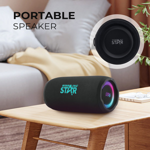 Winning <b>Star</b> Portable Speaker ST-Y9151 Black With Colorful <b>Led</b> <b>Light</b> Rechargeable Battery Outdoor Use - Product Image 4