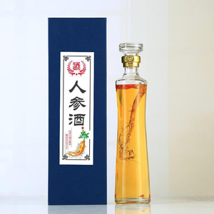 Botella de Vino Medicinal de <span class=keywords><strong>Sangre</strong></span> de Ciervo con Ginseng, Botella Transparente Vacía de Alta Calidad de 500 ml para la Salud - Product Image 2