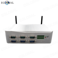 Computadora Industrial sin Ventilador EGLOBAL, Intel N100, DDR3L, SSD MSATA, 6 Puertos USB, 6 Puertos COM, 2 Puertos RJ45, LAN 2.5G, VGA, HD, GPIO, Audio, Mini PC Integrada