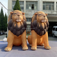 Animal inflable gigante de la selva inflable del León para el acontecimiento temático
