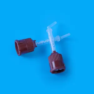 牙科一次性混合吸头硅橡胶混合头1:1，用于印模混合分配枪牙科材料