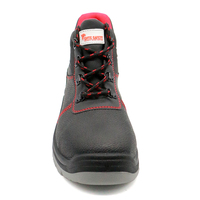 Chaussures de sécurité industrielles imperméables MaxiTough S3 SRC CE en cuir de vachette embossé, bottes de sécurité pour la construction