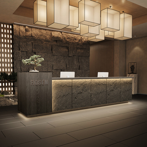 Table de réception d'entreprise durable pour salles de billard, salons de <span class=keywords><strong>coiffure</strong></span>, studios d'<span class=keywords><strong>art</strong></span> des ongles et dépanneurs - Product Image 1