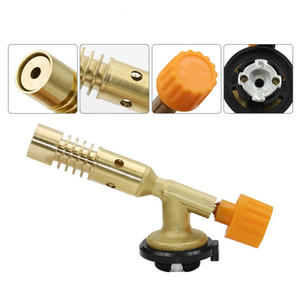 ปืนเผาแก๊สบิวเทนติดไฟได้1300องศาสำหรับการตั้งแคมป์กลางแจ้งปิกนิกการเชื่อมบาร์บีคิวคบเพลิง - Product Image 5