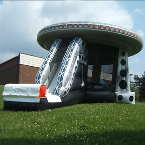 Lâu Đài <span class=keywords><strong>Bouncy</strong></span> <span class=keywords><strong>UFO</strong></span> Bơm Hơi Và Bảo Đảm Chất Lượng Trò Chơi Trượt - Product Image 1