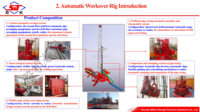 De L'huile champs pétrolifères Workover XJ350/450/550 Équipement De Forage