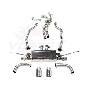 Tubería de Escape de Acero Inoxidable Vortex para Audi Q7 4L 2005-2015 con Sistema de Doble Válvula Eléctrica y Boquillas Centrales - Product Image 4