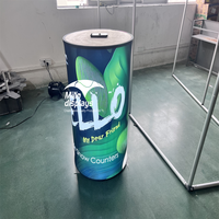 Station de recharge portable pliable en aluminium pour téléphone, table pop-up avec chargeur sans fil, comptoir pour salons professionnels et conférences