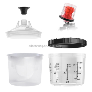 Gobelets en plastique jetables pour pistolets à peinture 200 ml, kit OEM avec gobelet de mélange pour la peinture - Product Image 3