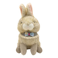 Peluche Lapin Adorable en Position Assise, Ultra Douce avec Rembourrage en Coton PP, Fonction Anti-Stress pour Enfants