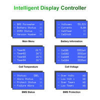6000 Siklus Dalam Cepat Pasang Terminal Max 32 Paralel PC Monitor 5120Wh Daya Tinggi LiFePO4 Baterai Rumah 48V 100Ah 5Kw Powerwall
