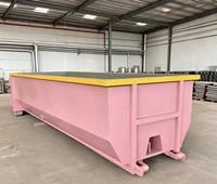 Conteneur à déchets chinois à roulettes, utilisé pour le traitement des déchets industriels à grande échelle, résistant à la corrosion