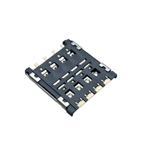 Micro-SIM-Kartensteckplatz 8-Pin 1,5mm Höhe Horizontaler SMD-Kartensockel-Anschluss für IoT-Geräte und Mobiltelefone